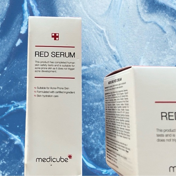 4 Full Size Medicube Red Serum, Rec Cream, Red Toner Zero Pore Bundle - Picture 2 of 6
